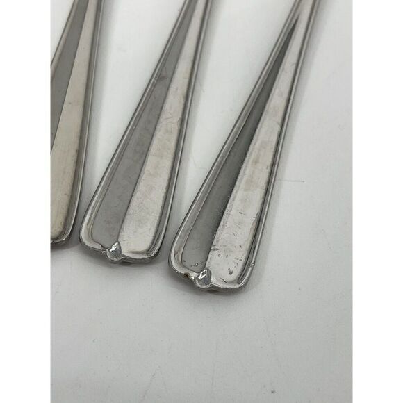 Oneida GALA IMPULSE Stainless Artesia Glossy Salad Forks 6 3/8” Set Of 4 - Picture 5 of 6